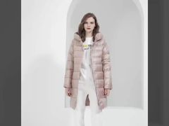 A Closer Look: All Shapes Woman Winter Coat  Versatile Down Jacket  Hide Fat With Furry Pockets