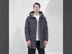 Windproof Winter Jacket Waterproof Short Thick Winter Jacket Mens Shining Fabric