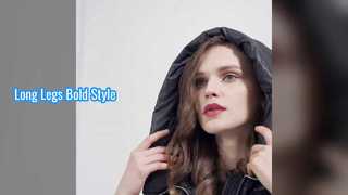 View ThermoChic Crop Puffer - 60cm Style for Long Legs & Bold Looks! Demo