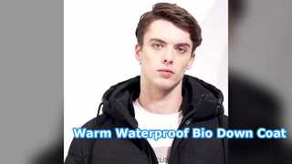 Long Bio Down Man Coat One Meter Casual Sports Jacket Waterproof Windproof