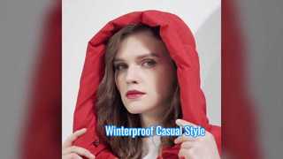 Winterproof Bio Down Woman Coat Outside Casual Style Waterproof Woman Jacket For You